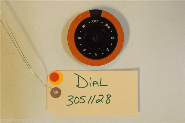 TAPPAN Stove 3051128 Dial used part TAPPAN Stove 3051128 Dial used part